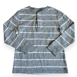 Janie and Jack Striped Henley Tee